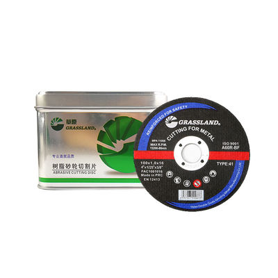 Carbon Steel Right Angle Grinders 4 "Cakram Pemotong Logam Kasar