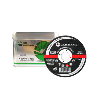 Tipe Datar 4-1 / 2 "1mm 4,5 Inch Cakram Pemotong Stainless Steel