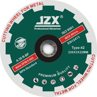 T42 230x3x22.23mm / 9x1 / 8x7 / 8 "Pisau Kasar Pemotong Logam