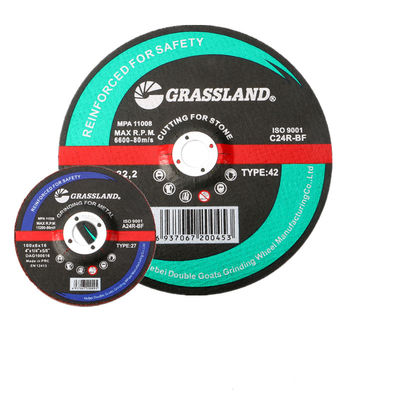 4in 100mm X 6.0mm X 16mm Roda Gerinda Kasar Berikat Untuk Logam