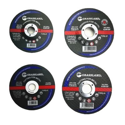 Potong Abrasive EN12413 4 Inch Metal Cutting Discs Untuk Industri