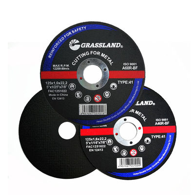 Grassland OEM Inox 5 Inch 125*1.2*22 Cakram Pemotongan Abrasive