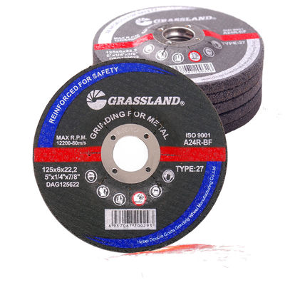 125x6.4x22mm En12413 Resin Berikat Roda Gerinda Poles Baja Karbon