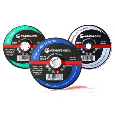 180 Mm X 3 X 22 Logam 7 &quot;X 1/8 X 7/8&quot; Roda Abrasive Untuk Penggiling Sudut