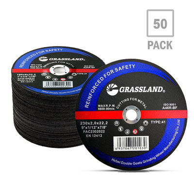 Grassland 230mm 9 "X 1/8 X 7/8" Abrasive Cutoff Wheel Untuk Penggiling