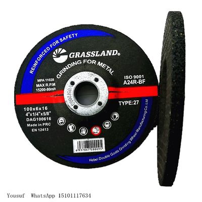 4&quot; X 1/4&quot; X 5/8&quot; Grinder En12413 Cakram Pemotongan Abrasive