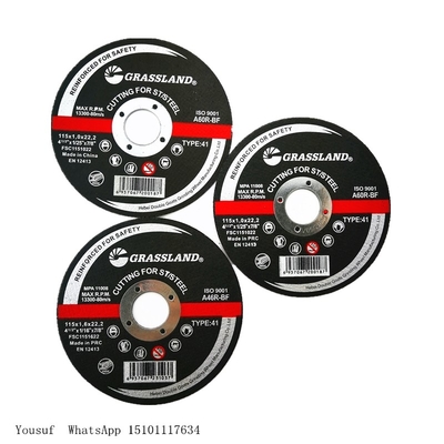 4.5 "115x1x22.2mm 4 1/2 Cakram Penggiling Sudut Untuk Logam