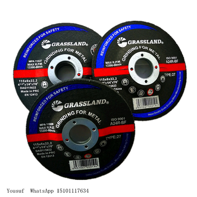 5&quot; Logam 125 X 6 X 22.23mm Jenis Roda Gerinda Abrasive 27