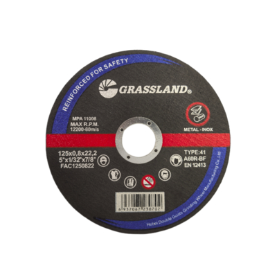 Gerinda Sudut Pemotong Tipis 5 Inci Cakram Pemotong 5" X 1/32" X 7/8" ISO