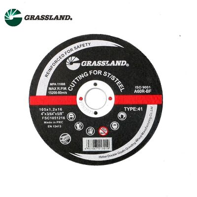 GRASSLAND 4 "INOX Cutting Discs 105mm X 1.2mm X 16mm untuk Pengurangan Kontaminasi dari Stainless Steel