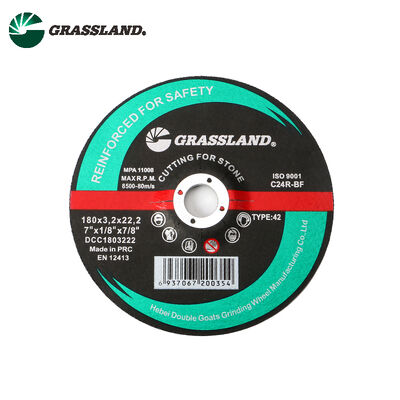 Resin Stone Cutting Discs 180mm Diameter 3.2mm Ketebalan 22.2mm Ukuran Lubang Kompatibel dengan High Speed Angle Grinders