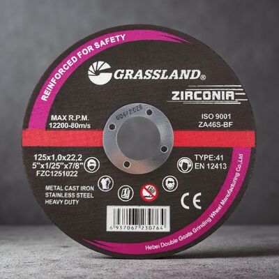 Zirconia Abrasive Cutting Disc 125mm 5 Inch Resin Bonded Thin Cutting Wheel untuk Angle Grinder High Speed Steel Cutting Tool