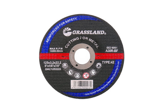 JZX 5 &quot;Cakram Penggiling Logam Baja Tertekan 125mm