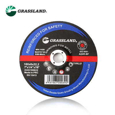 GRASSLAND 7" Resin Abrasive Metal Cutting Discs untuk Stainless Steel 180 X 6 X 22.2 Angle Grinder