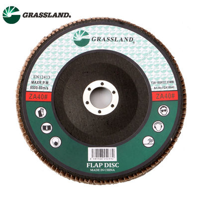 Grassland 7 Inch 180mm Zirkonium Roda Disk Flap Abrasive