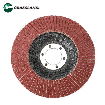 Aluminium Oxide Fiber Didukung P40 180x22mm Cakram Flap Kerucut