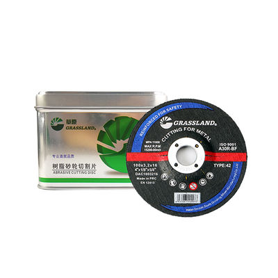 Cakram Pemotong Baja Tahan Karat 4" 100mm X 3.2mm X 16mm untuk Gerinda Sudut Menggunakan grit abrasif aluminium oksida EN 12413