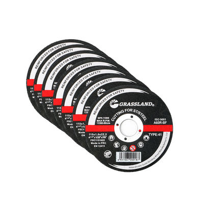Tipe Datar 4-1 / 2 "1mm 4,5 Inch Cakram Pemotong Stainless Steel