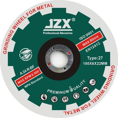 7 "X 1/4" X 7/8 "T27 Roda Gerinda Baja Pusat Tertekan