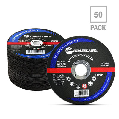 Flat 115x1x22mm 4.5inch Abrasive Metal Cutting Discs Untuk Penggiling Sudut