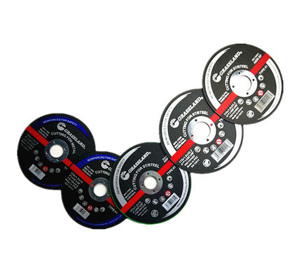 GRASSLAND 4 Inch Inox Grinding Discs dengan Monocrystalline Fused Alumina 100mm X 3.2mm X 16mm