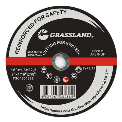 180x1.6mm 46 Grit Abrasive Metal Cutting Discs Untuk Penggiling Sudut