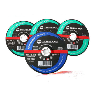 7 Inci 180x3.0x22 Stainless Cut Off 30 Grit Metal Grinding Disc